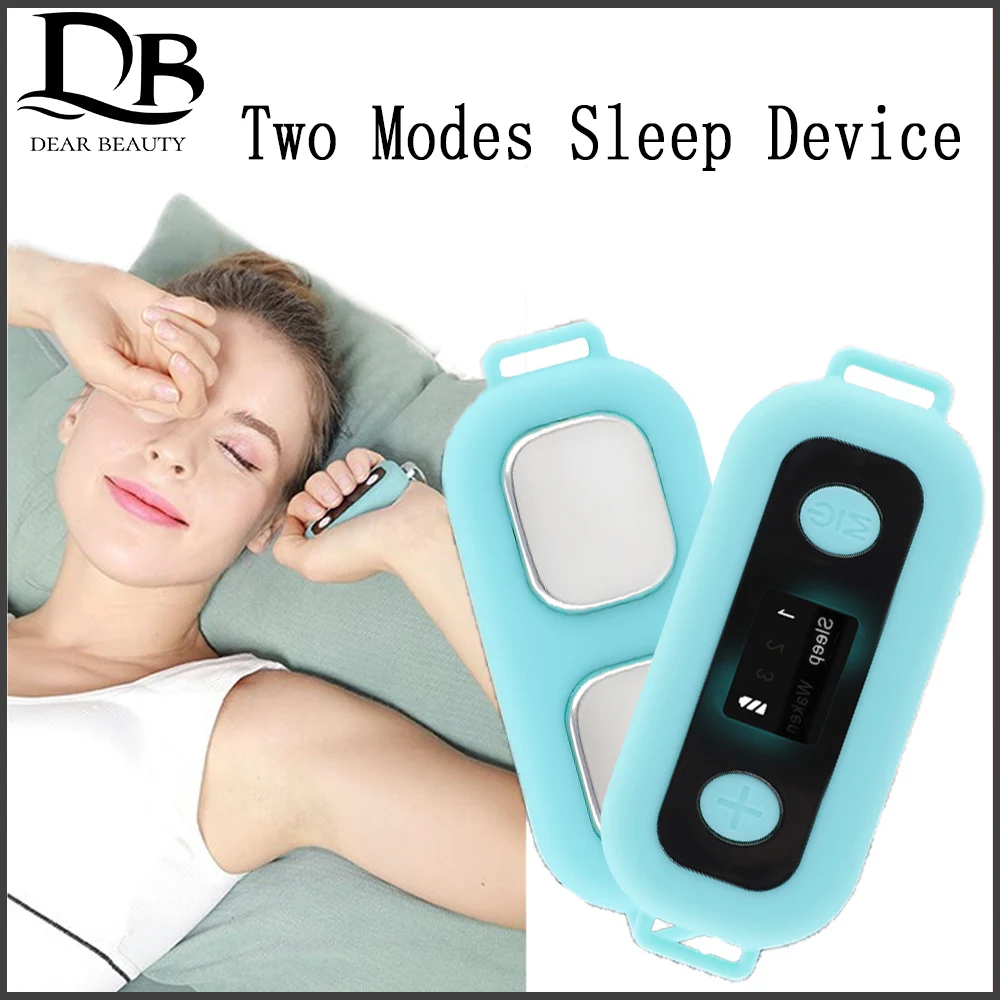 

Handheld Sleep Device Mini Aid Artifact Hypnosis Machine Smart Sleeper Micro-current Disclosure Dual Use for Hand and Foot