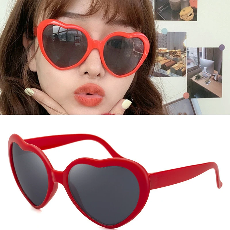 Новинка 2022 г. велосипедные солнцезащитные очки в форме сердца женские с