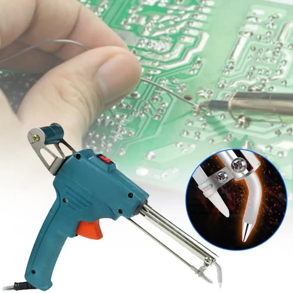 

Перезаряжаемый Электрический паяльник с вилкой Стандарта США/ЕС, 50 Гц, отправляемые инструменты, оловянный нагревательный пистолет для ремонта, автоматическая сварка, внутренний ручной паяльник Y2v4