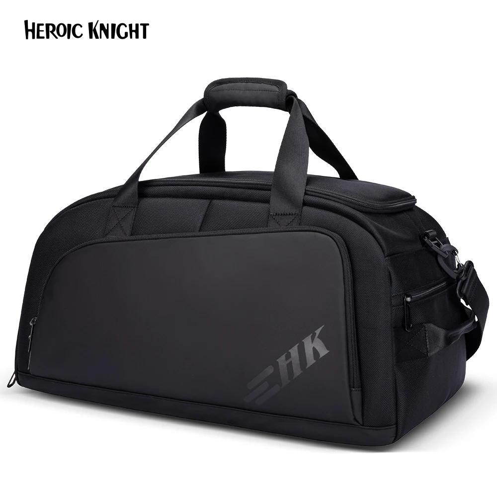 HEROIC KNIGHT Men Casual Travel Bags Carry Hand Luggage Multifunctional Backpack Waterproof Large Capacity Mens Shoulder Handbag