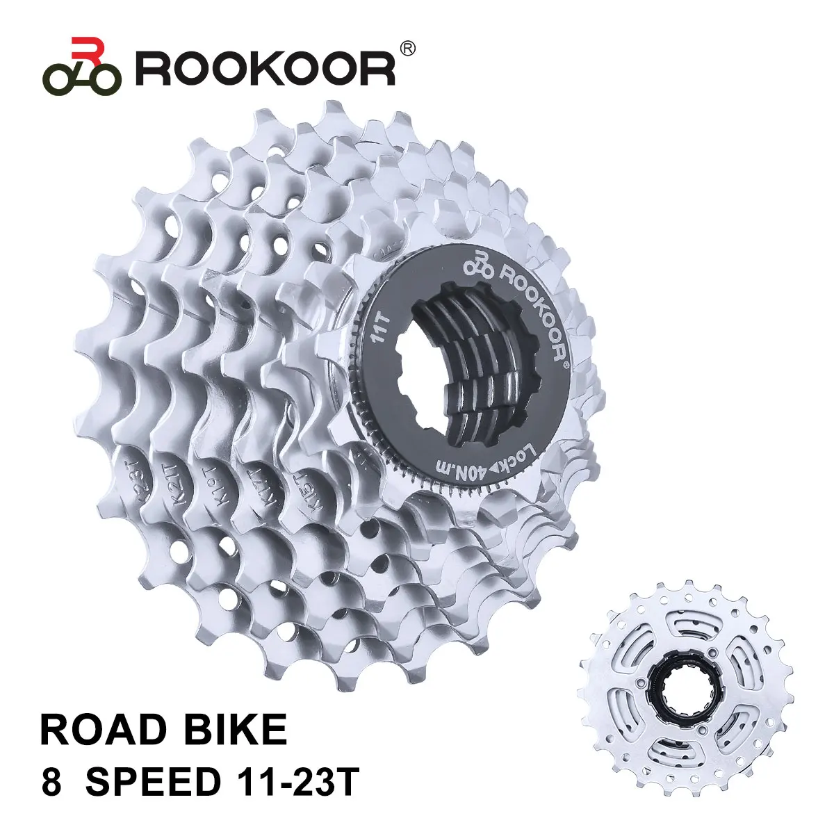 

Rookoor 8 Speed Road Bike Bicycle Cassette Freewheel 8S 8v 11-23T Sprocket Accessories for SHIMANO SRAM Cycling Parts