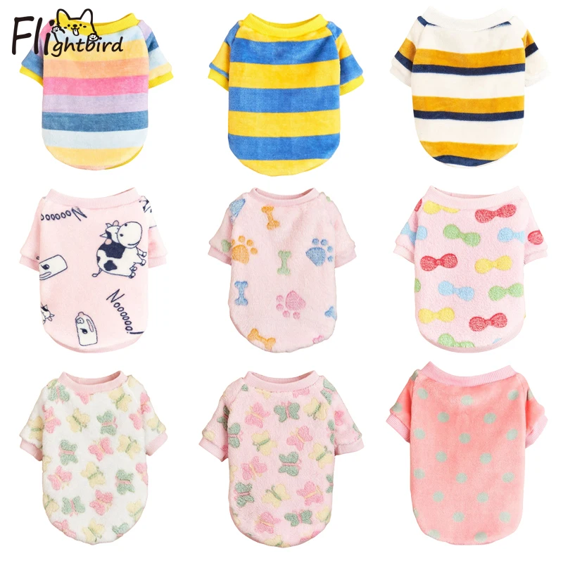 

Winter Pet Dog Clothes for Small Dogs Warm Fleece Pet Clothing Puppy Chihuahua Cat Vest Shirt Dog Hoodie Costume Coat Bulldog