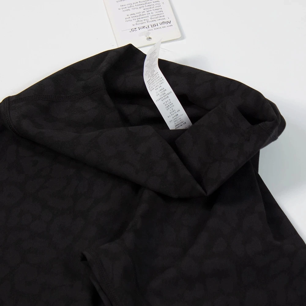 Luluwomen Leopard Print Fitness Yoga Pants Gym Sports Running High Waist Tight Butt Lift Quick Dry Breathable Leggings Custom