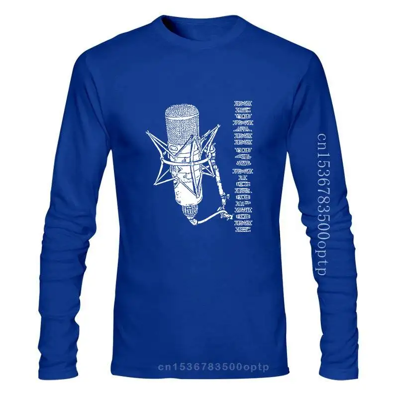 

Мужская одежда Neumann U48 с принтом микрофона тяжелые футболки S - 5XL