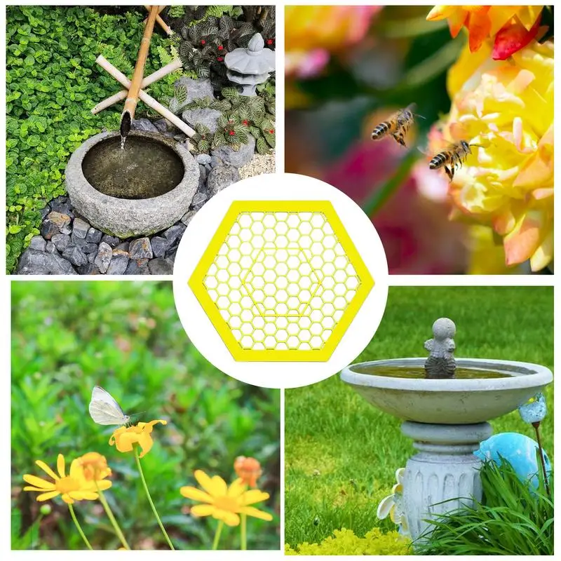 Пчелиные чашки для сада Плавающий сад кормушка пчел плавающие бабочки чашка