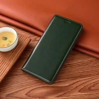 luxury genuine leather case for xiaomi mi 12 pro mi12 ultra case phone crazy magnetic flip cover