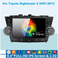 for toyota highlander 2 xu40 2007 2013 car radio multimedia video player navigation stereo gps android 10 no 2din 2 din dvd