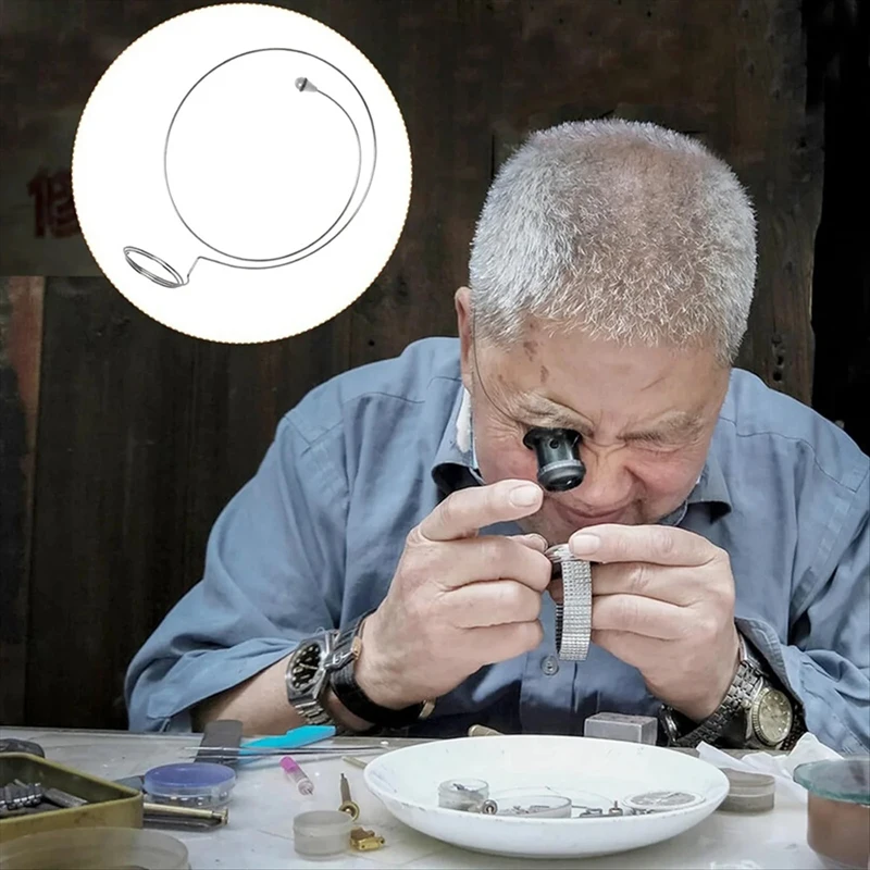 8 шт. держатели для шнура держатель лупы часовщики повязка на голову с линзами