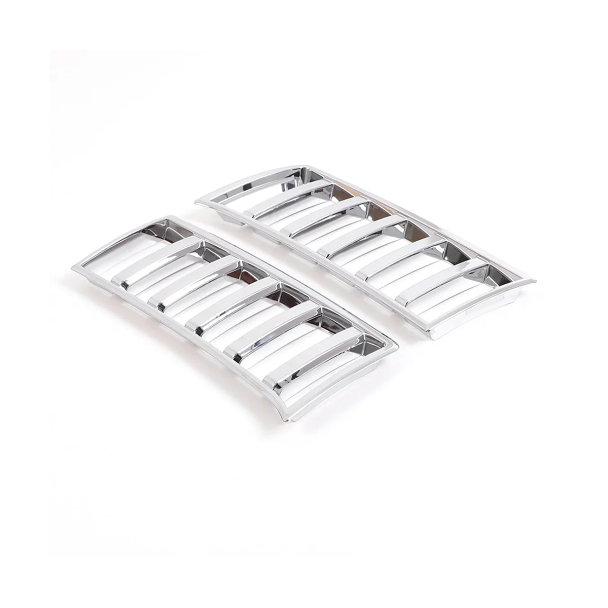 

For Toyota Tundra 2022-2023 Car Front Air Intake Grille Decorative Frame Cover Sticker Trim Accessories - Silver