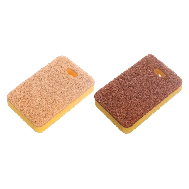 

K92A Kitchen Cleaning Sponge Eco Friendly Non-scratch for Dish Natural Plants Fiber