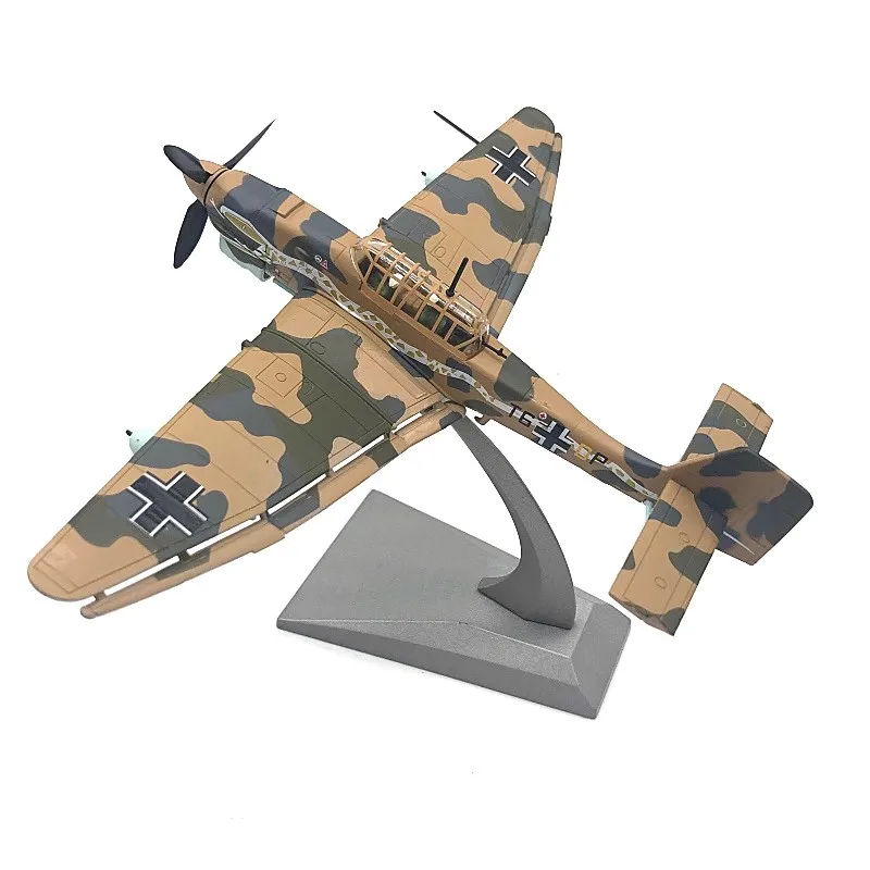 Масштаб 1/72 литой под давлением Airforce Stuka JU-87 JU87 истребитель ВВС металлический