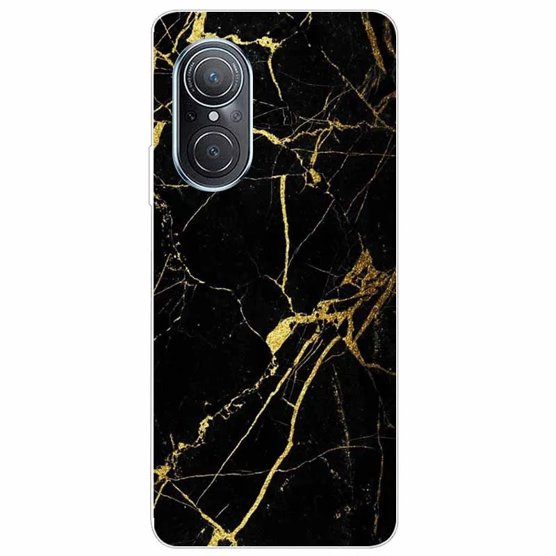 case for huawei nova 9 se cover nova9 marble soft tpu silicone phone covers for huawei nova 9se case clear bumper protective free global shipping