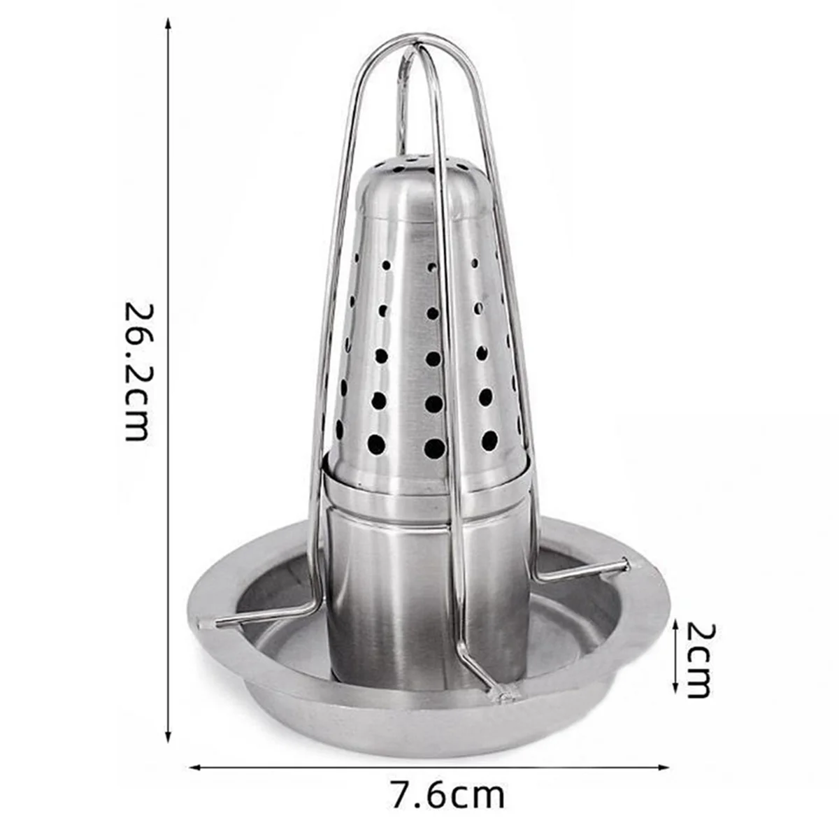 Подставка для курицы вертикальный держатель пива капельной кастрюли гриля