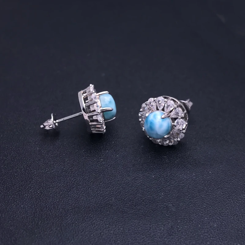 Женские серьги-гвоздики CSJ элегантные серьги из натурального стерлингового