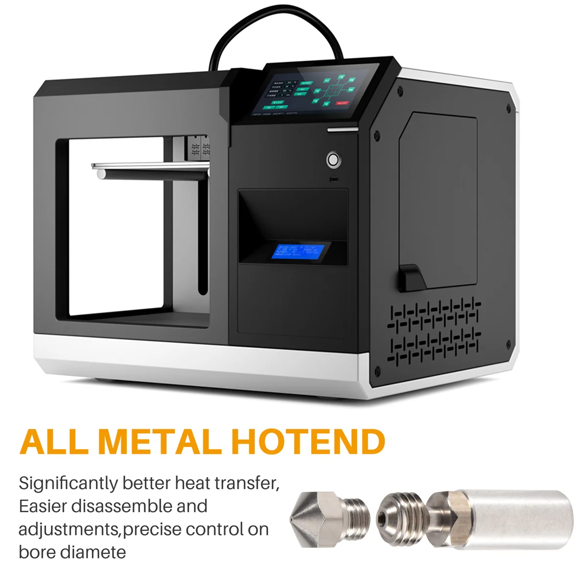 Цельнометаллическое сопло Hotend MK10 0 4 мм для Wanhao FlashForge PowerSpec