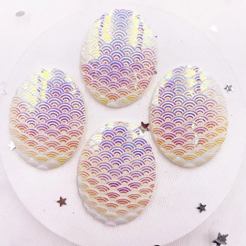 

4 шт. 30*40 мм 3D Овальные белые облака с плоской задней поверхностью стразы аппликация для скрапбукинга «сделай сам» Свадебные аксессуары укра...