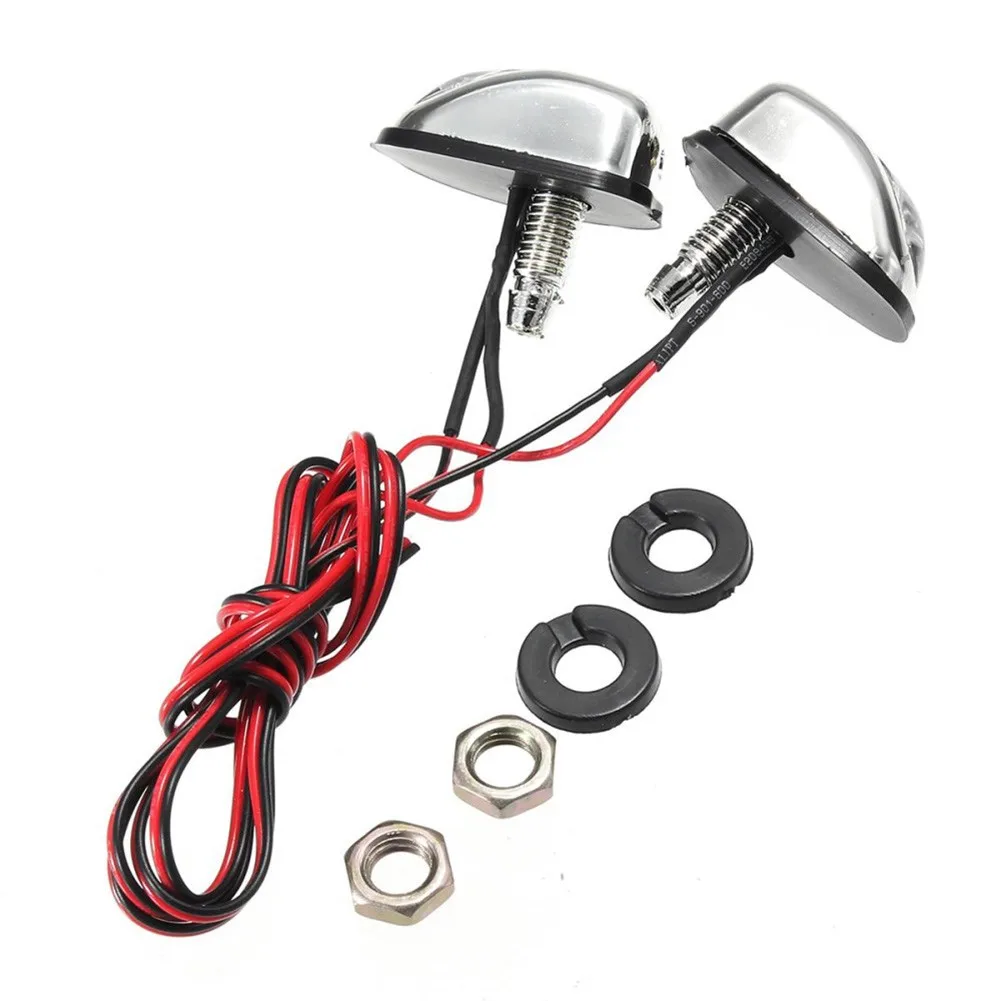 

5 Colors LED Car Sprinkler Light Windshield Windscreen Jet Spray Nozzle Wiper Washer Eyes Colorful Sprinkler Signal Light
