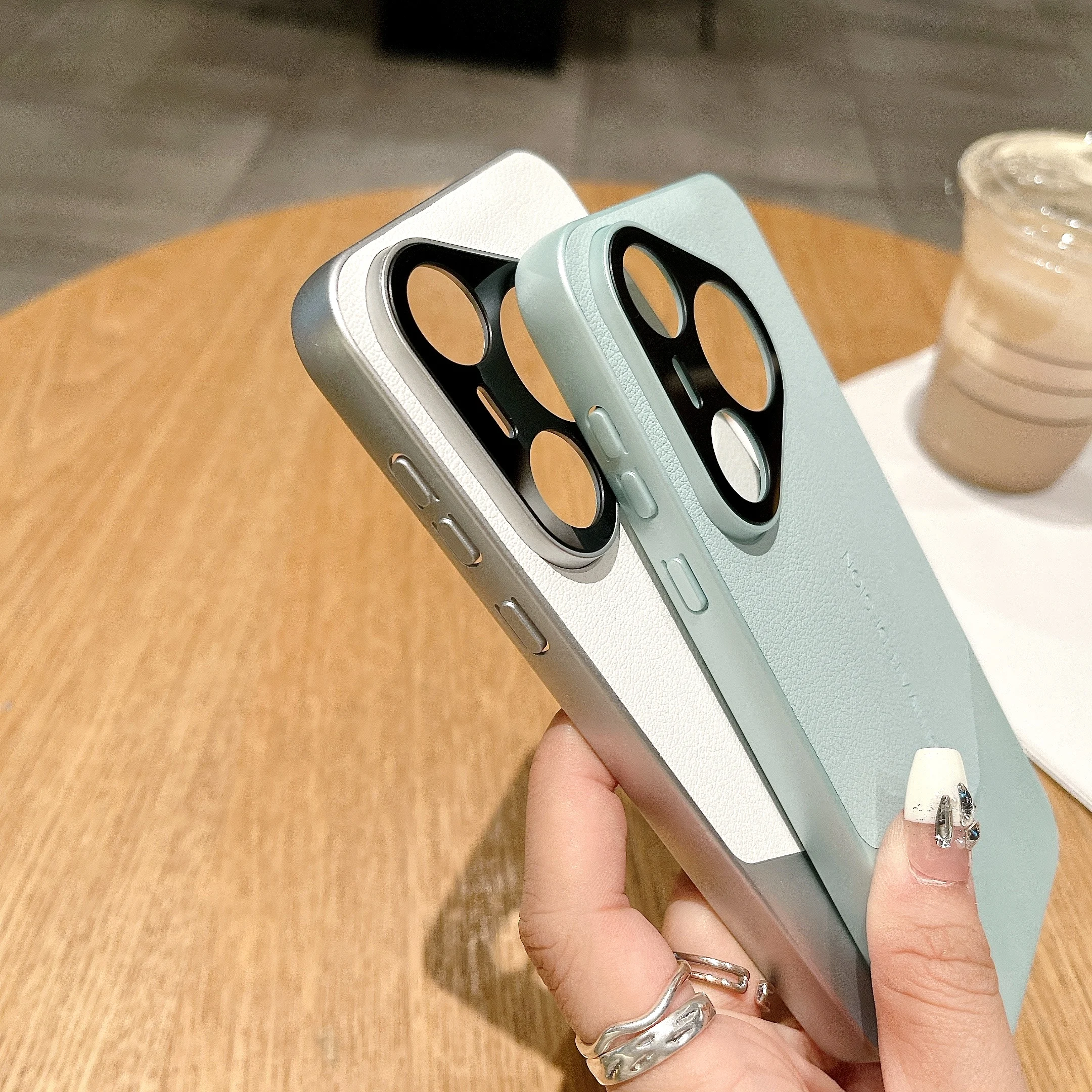 Противоударный кожаный матовый жесткий чехол для Huawei Pura 70 Pro Ultra тонкий защитный