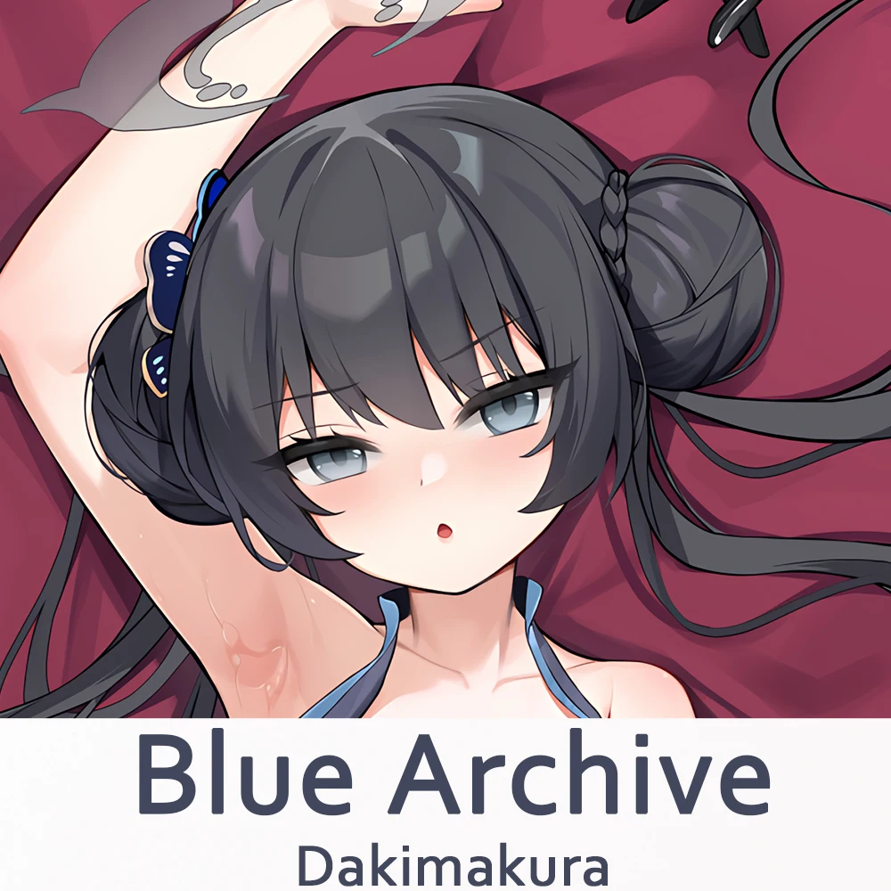 Синий архив Ryuge Kisaki Dakimakura 2WAY петля чехол для тела аниме наволочка