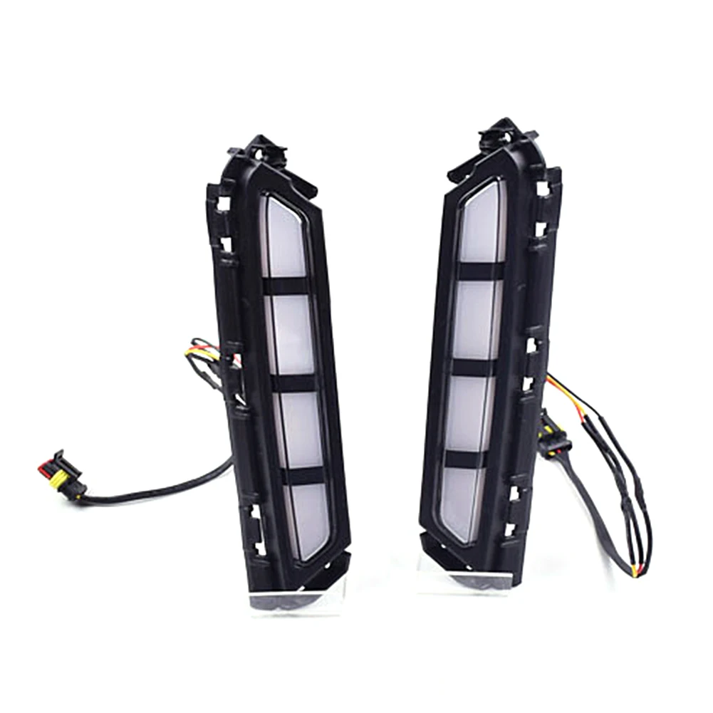 2 шт. для Hyundai Elantra 2019 2020 автомобильные белые светодиодные дневные ходовые огни DRL