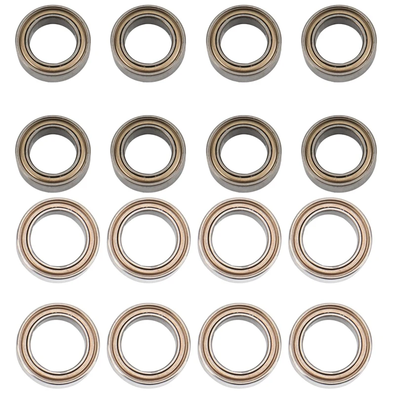

16 Pcs Ball Bearing For HBX 16889 16889A SG 1601 SG SG1601 RC Car Parts, 8 Pcs 7.93X12.7X3.95Mm & 8 Pcs 6.35X9.53X3.17Mm