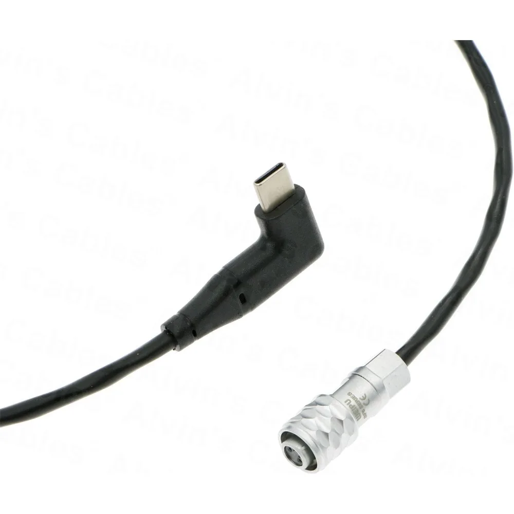 Фото Кабели Alvin's USB-C Type-C PD под прямым углом и Weipu SF61B/S2 2-контактный гнездовой кабель питания для BMPCC 4K 6K Blackmagic Pocket Cinema №2
