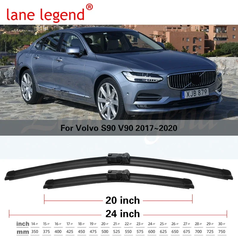 

Стеклоочистители для VOLVO S90 V90 2017 ~ 2020 S 90 в, T4 T5 T6 T8 D3 D4 D5 AWD, автомобильные аксессуары 2018 2019