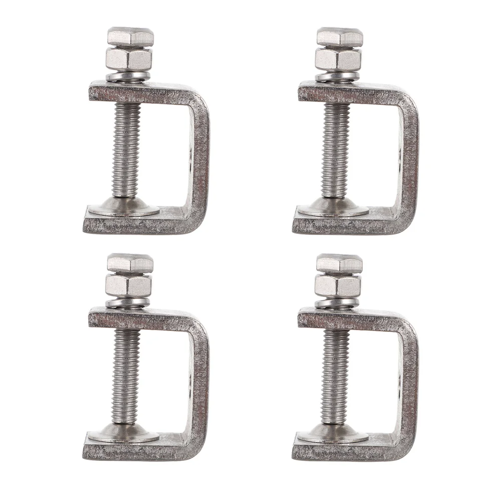 

4pcs Heavy Duty Tiger Clamp Stainless Steel C-Type Clamp for Welding Carpenter