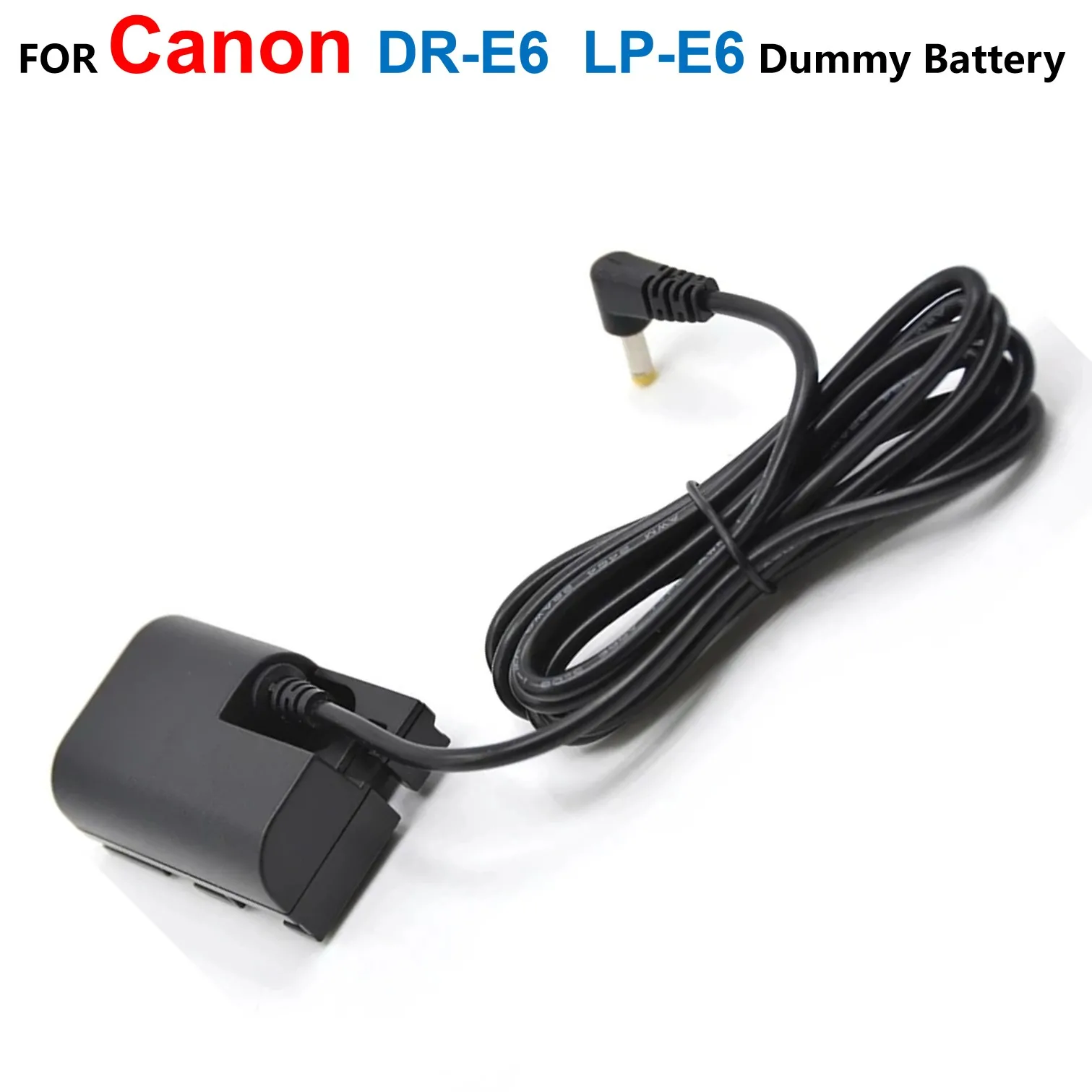 

LP-E6 LPE6 Dummy Battery ACK-E6 DR-E6 DC Coupler For Canon EOS 5D Mark II III 5D2 5D3 6D 7D 60D 60Da 70D 80D