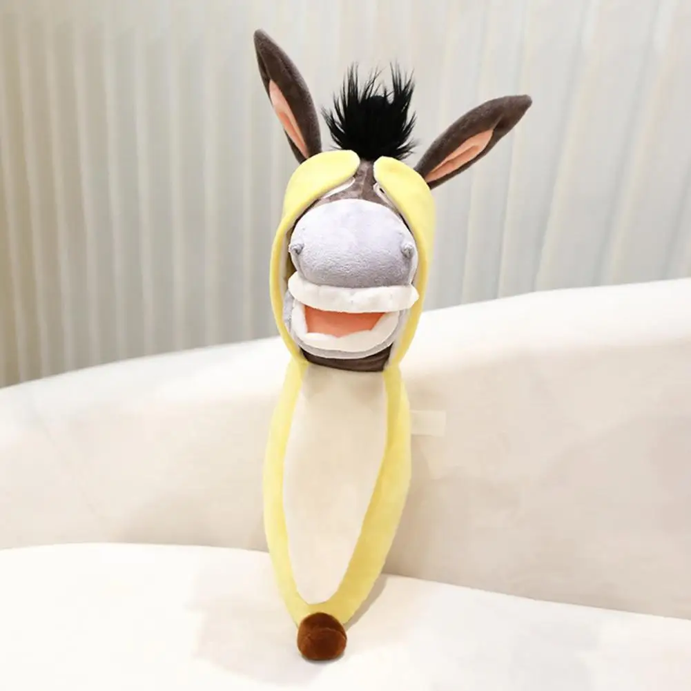 

Lovely Throw Pillow Soft Donkey Doll Stuffed Animal Plush Ornament Birthday Gift Stuffed Doll Toy Plush Doll Pillow