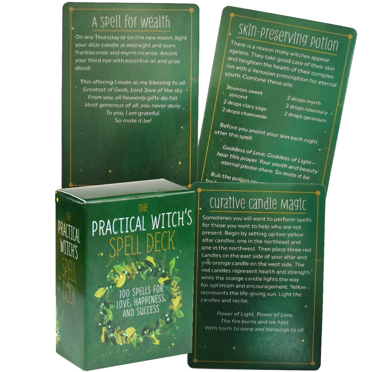 

The Practical Witch Spell Tarot Deck By Cerridwen Greenleaf Leisure Party Table Game High Quality Fortune-telling Prophecy