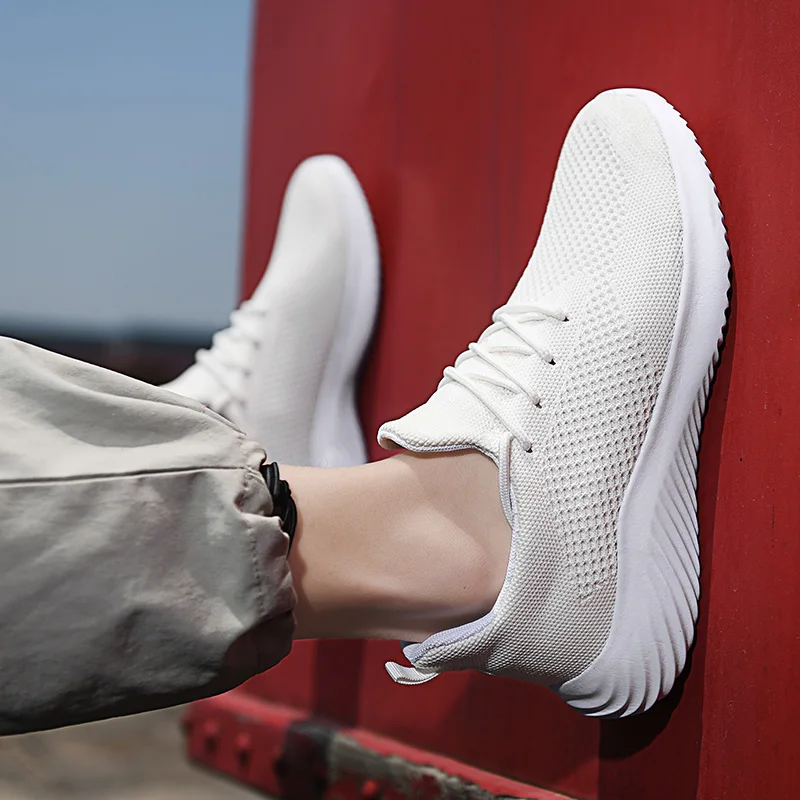 

White Sneakers Men Casual Shoes Lace Up Men Shoes Comfortable Mens Vulcanize Shoes Designer Chunky Sneakers Tenis Feminino 2022