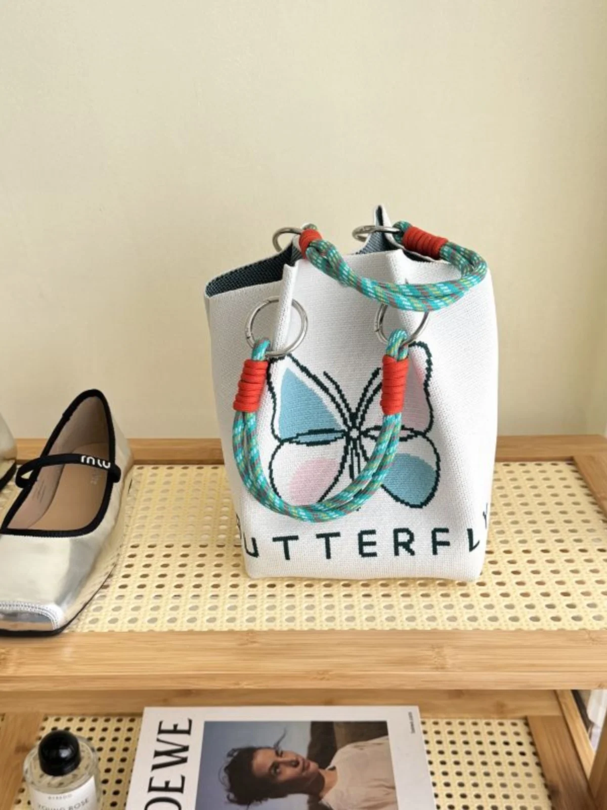 Новая милая вязаная сумка для мобильного телефона летняя дорожная кошелек монет