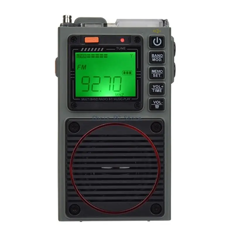 

H8WA Portable APP Remote Control AM/FM/SW/WB Weather Radio w/ Pocket Radio