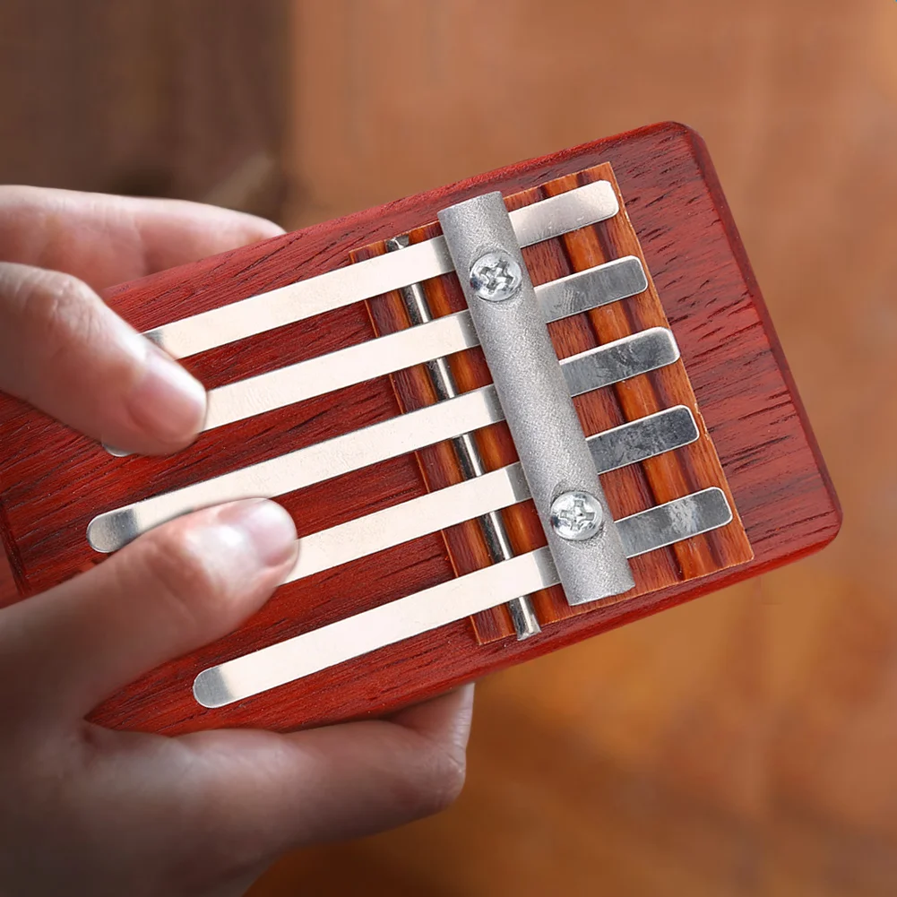 

Пианино Kalimba с 5 клавишами, деревянный музыкальный инструмент, игрушка для детей