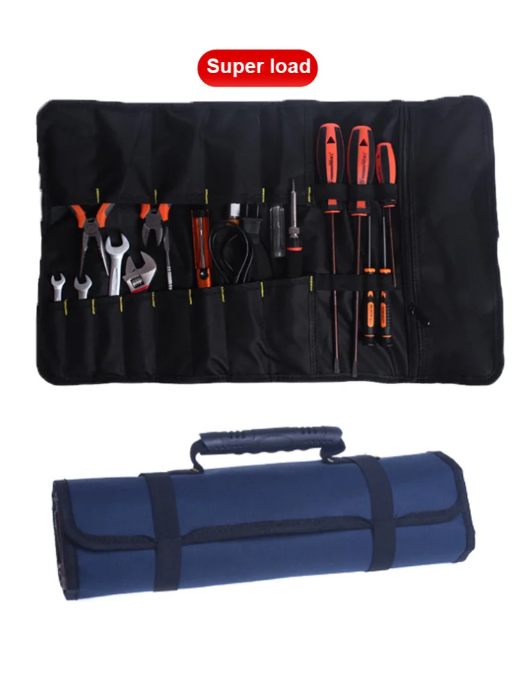 

2021 NEW Multifunctional Oxford Canvas Chisel Roll Rolling Repairing Tool Utility Bag Practical with Carrying Handles 3 Colors