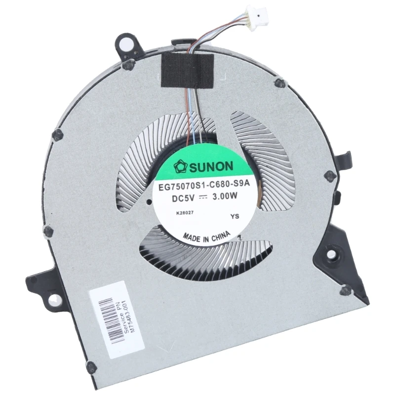 Вентилятор охлаждения процессора и графического ноутбука для OMEN 7/8 16-B 16-C TPN-Q265