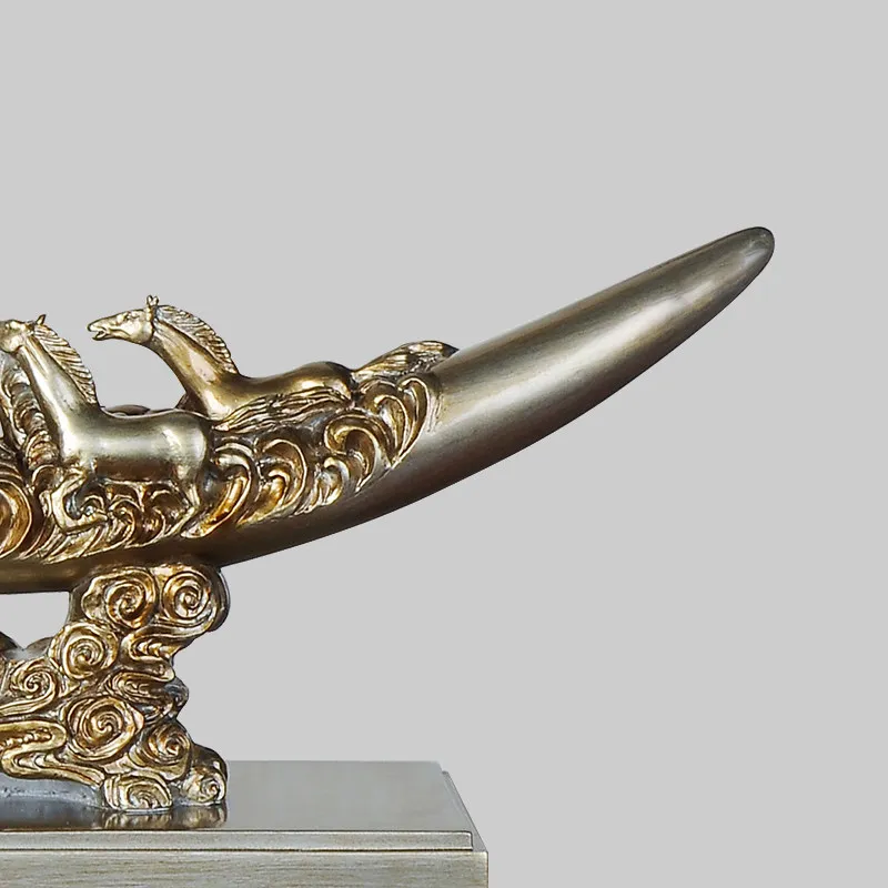 Новинка китайские фигурки счастливого удачи Lvory восемь лошадей резиновые