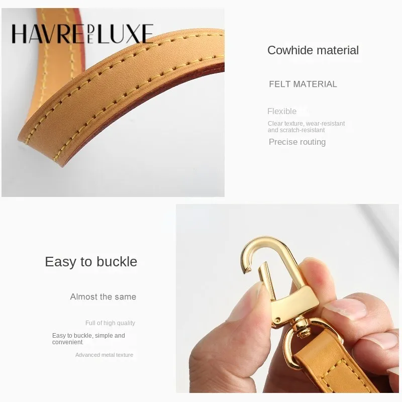 Bag Belt Accessories Zhonggu Bag Beeswax Shoulder Crossbody Strap Modification Replacement Chain Color Changing Leather armpit