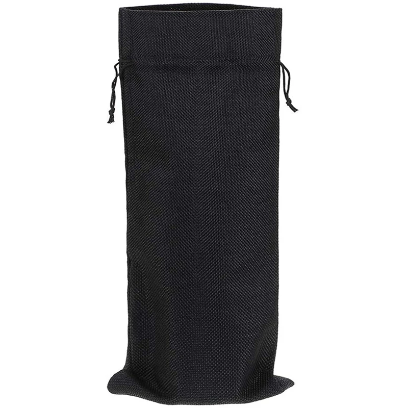 

Джутовые мешочки на шнурке для вина, 50 шт.