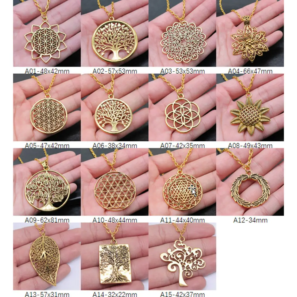 

Plant Pendants For Jewelry Neck Chain Women Necklace