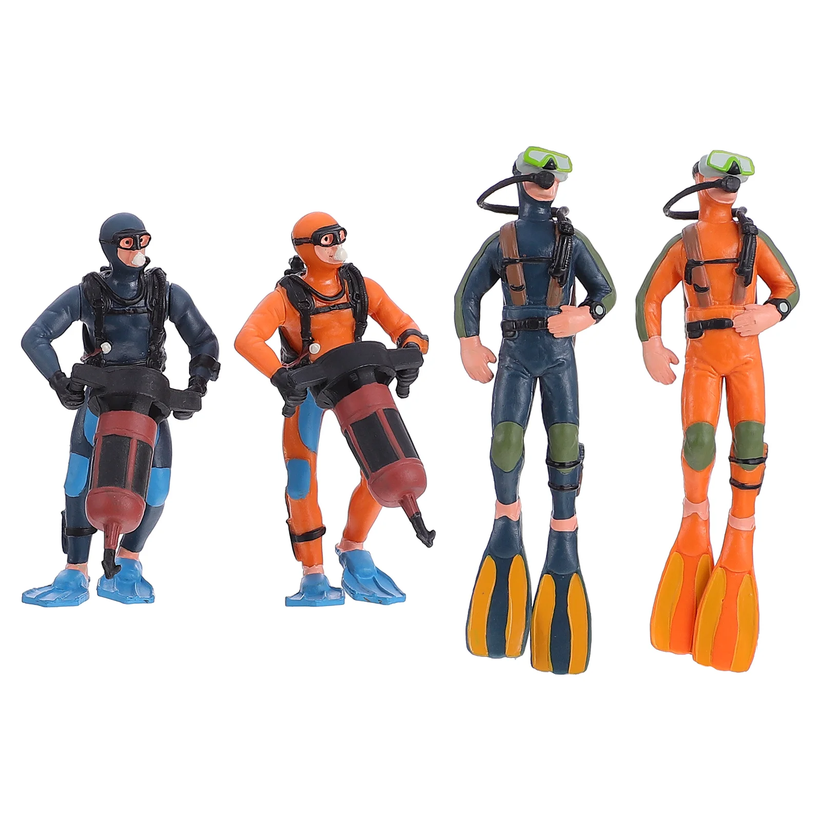 

Diver People Toy Figures Model Figure Miniature Ornament Action Mini Figurine Aquarium Scuba Figurines Landscape Architecture