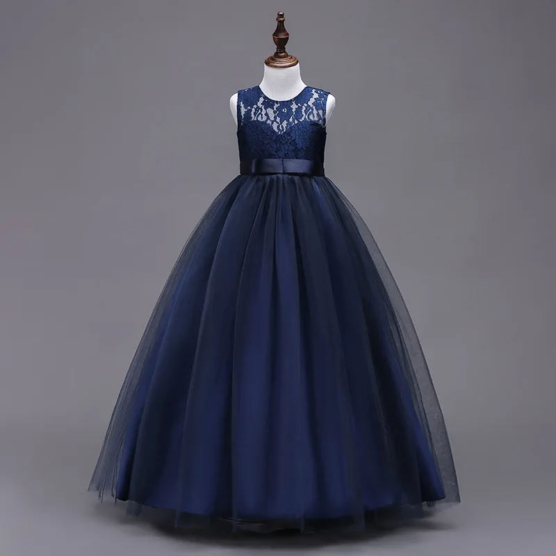 2024 свадебное платье принцессы для подростков с блестками кружевное девочек на