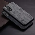 Чехол для Xiaomi Redmi Note 11 Pro 11S 11T 5G funda, бамбуковый кожаный чехол с деревянным узором, Роскошный чехол для redmi note 11 pro, чехол