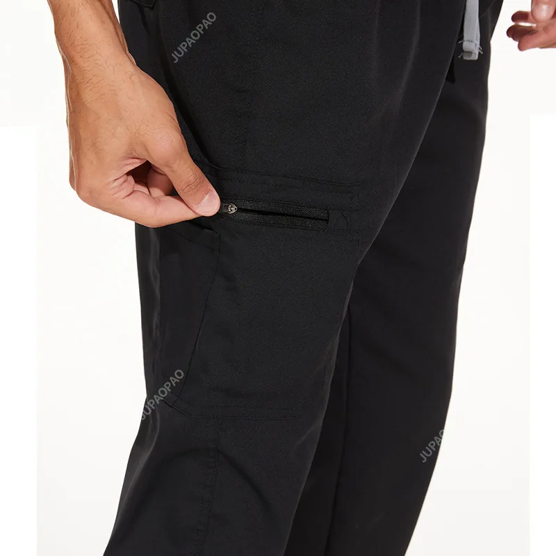 Эластичный мужской лабораторный халат для медицинских профессионалов набор