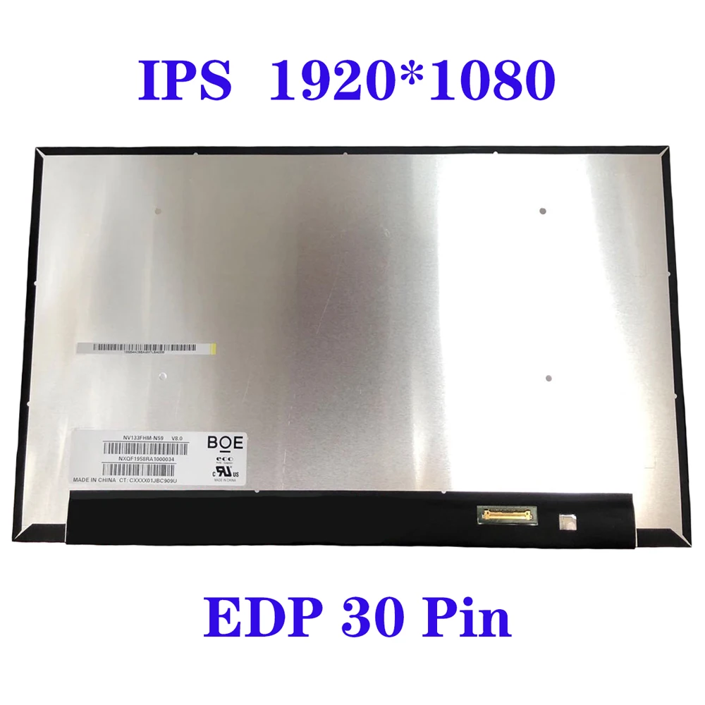 

13,3 дюйма Φ M133NWFC R6 M133NWFD R0 LM133LF9L02 для ноутбука, матрица дисплея IPS, 30-контактный ЖК-экран