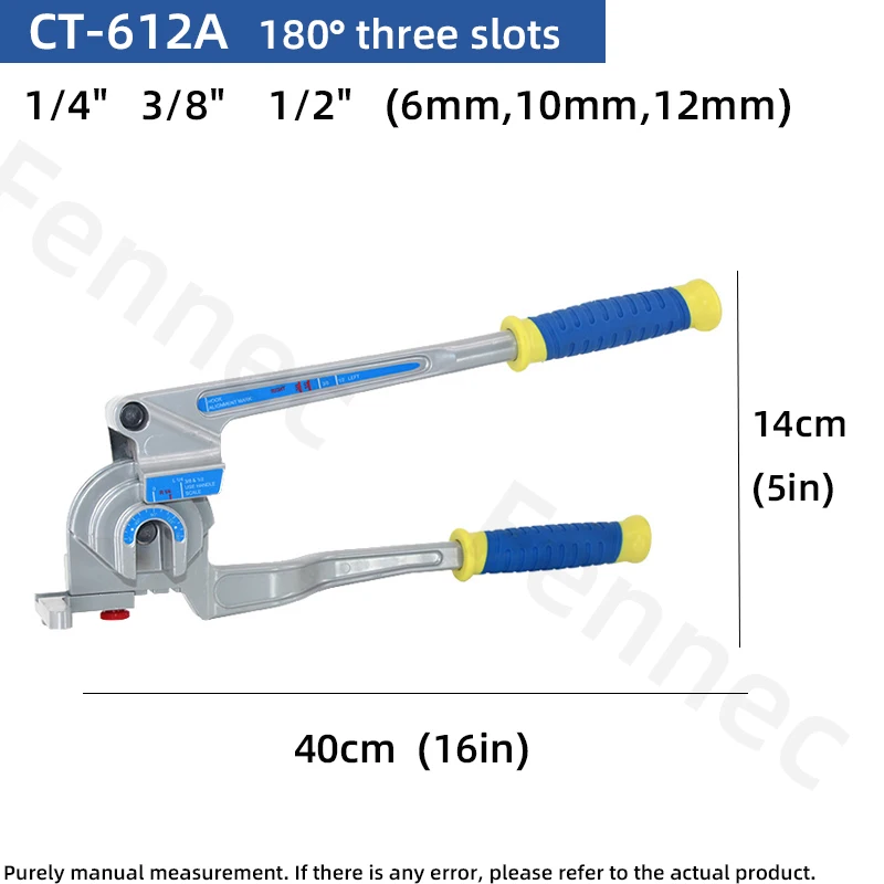 

Трубогиб CT-612A 180° для труб 6-12 мм