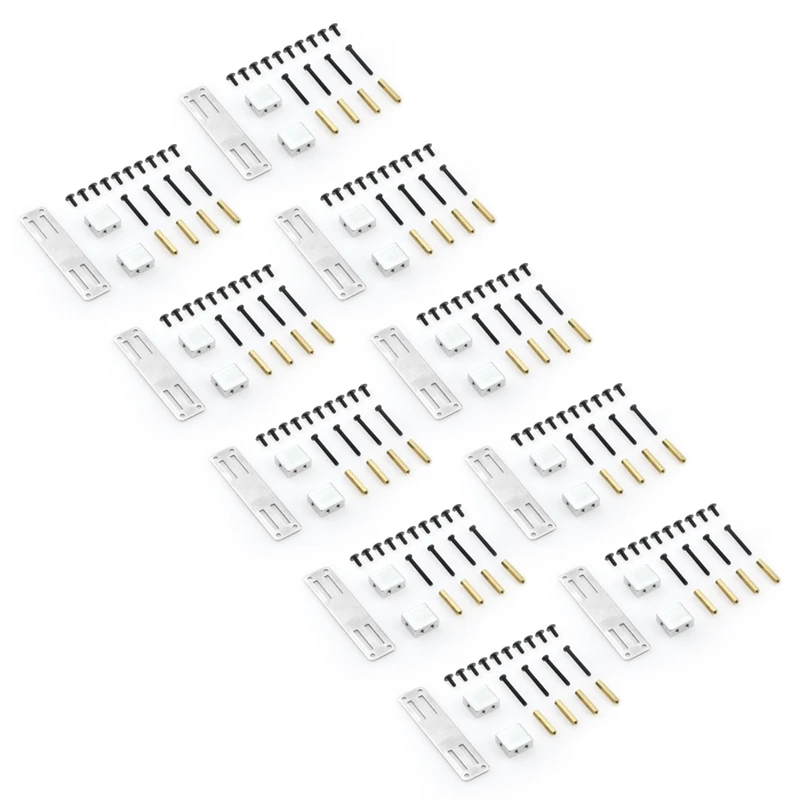 

10X Metal Servo Fixed Mount Bracket Kit For MN D90 D91 D99S MN99S 1/12 RC Truck Car Upgrade Parts Accessories,Silver