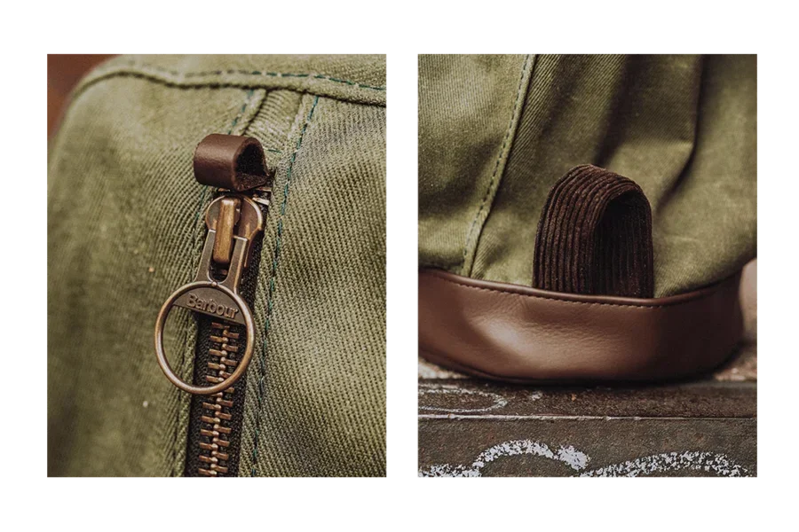 Античная кожаная и вощеная Холщовая Сумка для гольфа