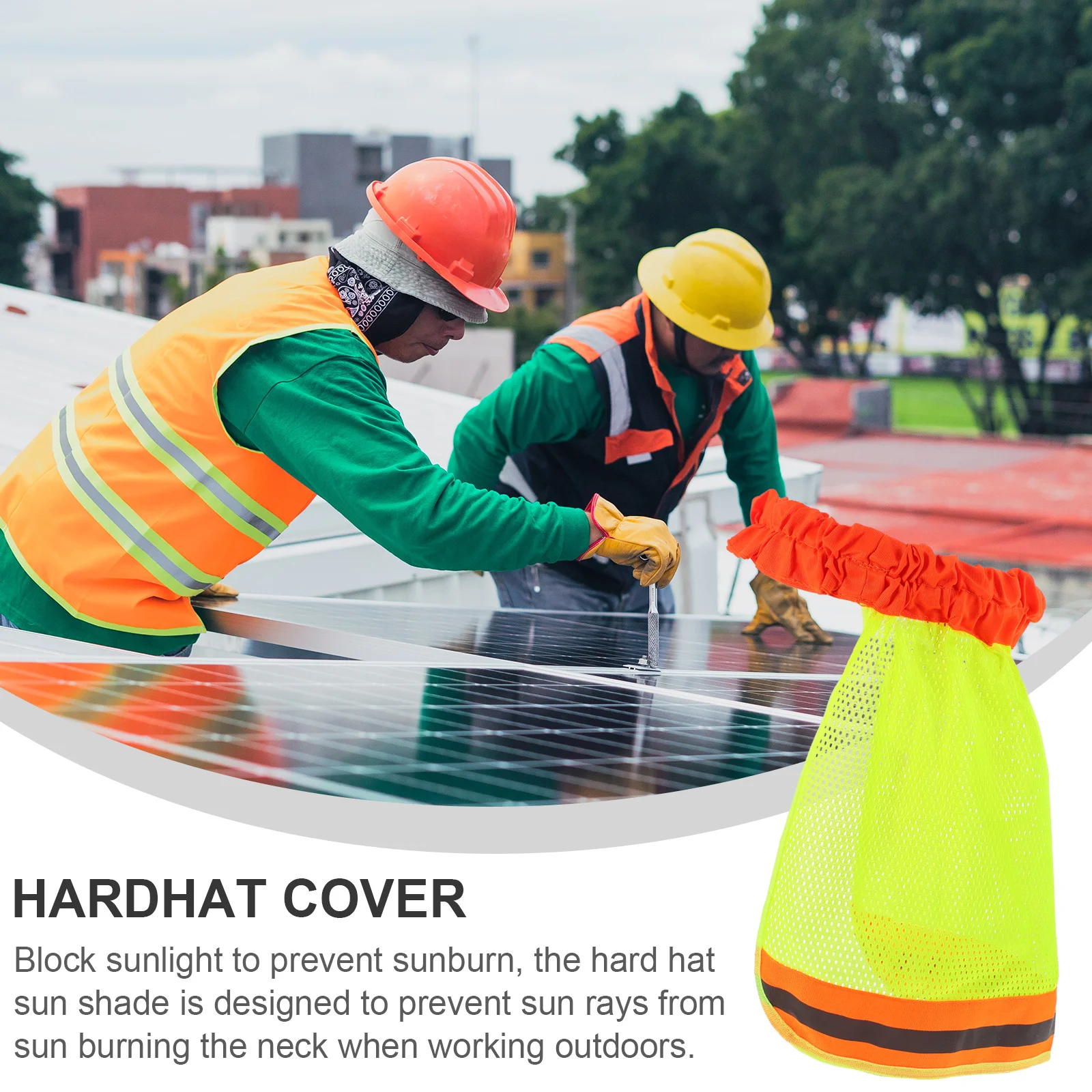 2 шт. светоотражающая полоса полосатая шляпа каски оттенок каска 100% сетка из